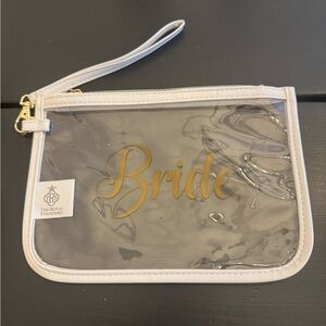 The Royal Standard Clear Bride Wristlet/Pouch